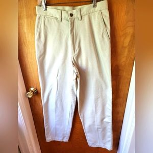 Jos. A. Bank khakis. Flat front, regular fit. 30×30